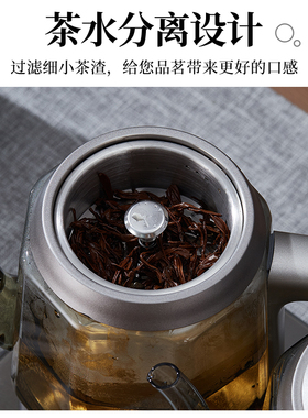 高端烟灰色全自动纯钛电热烧水壶