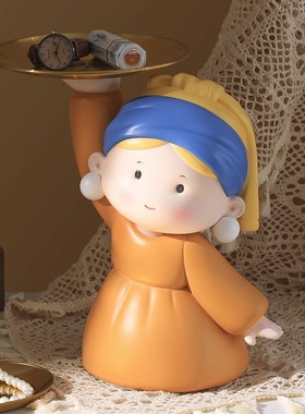 珍珠耳环少女收纳摆件新家乔迁