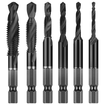 Machine with screw-cone spiral composite drill tapping screw tap with drill tapping drilling and tapping suit M3M4M5M6M8