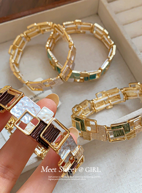 中古vintage手镯女小众夸张