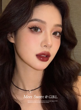 玻璃串珠珍珠choker项链女