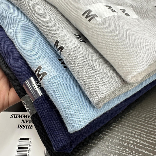 海外600+同步！立体珠地棉亲肤轻商务翻领短袖POLO衫男潮流半袖T