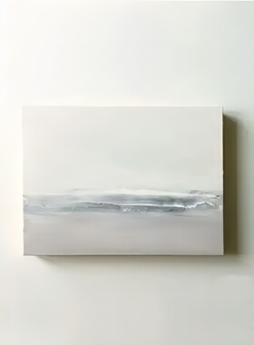 莫兰迪电表箱装饰画简约高级侘寂风电表盒挂画复古电箱创意遮挡画