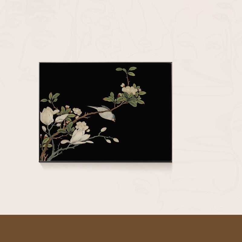 中古风餐厅电表箱装饰画新中式复古电表箱遮挡开关盒挂画饭厅壁画,淘宝优惠券,粉丝福利购,淘宝优惠卷