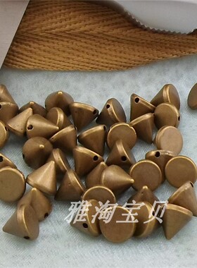 手缝散珠圆锥形手工尖钉珠