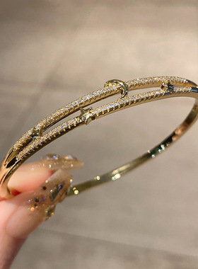 星星月亮手镯轻奢优雅