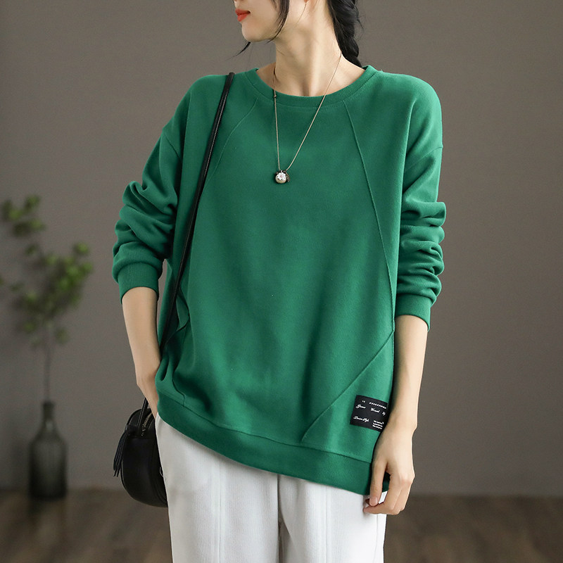 dza春秋季纯棉长袖2021新短款卫衣 dza卫衣/绒衫