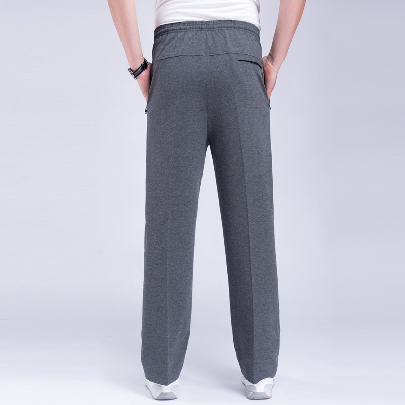 中老年春秋宽松直筒男士爸爸运动裤 frovton弗罗威顿休闲裤