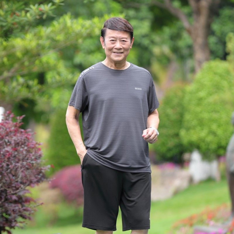 爸爸短袖冰丝男士老年人夏装t恤 frovton弗罗威顿T恤