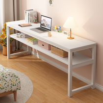 Computer desk modern minimalist desk Home Girls bedroom Small family Type leaning against wall Strip Table Rental House Narrow Desk