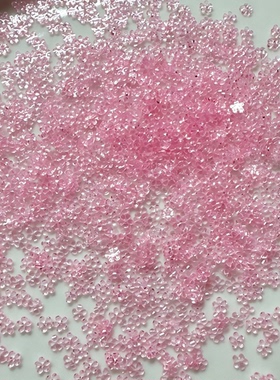 爆款透色迷你3mm尘埃花树脂饰品解压手作球工diy填充物铺面捏捏乐