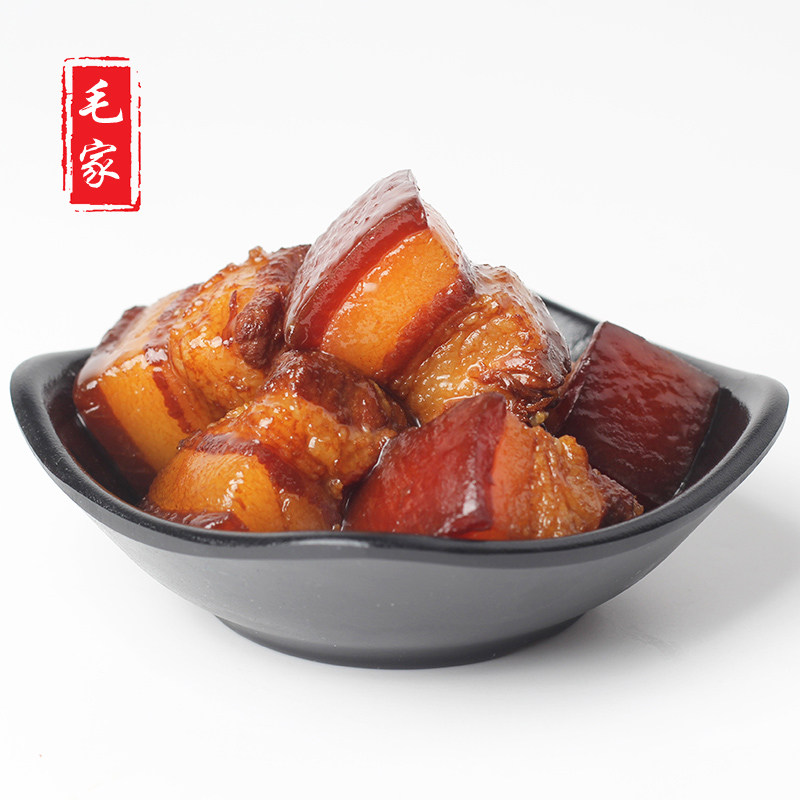 毛家饭店招牌菜毛氏红烧肉韶山特产五花肉350g盒预制菜,淘宝优惠券,粉丝福利购,淘宝优惠卷