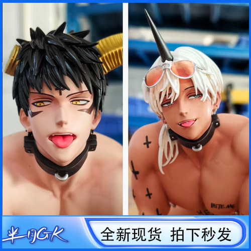 【现货男C】SS18地狱恶魔双犬 玛门+巴力西 可替换 手办 雕像 - 图0