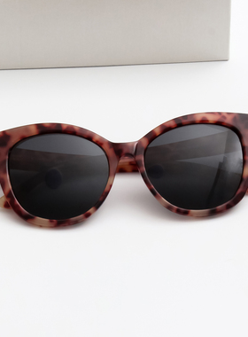 艾米宋 高品质复古猫眼偏光太阳镜女显脸小防紫外线墨镜优雅大框