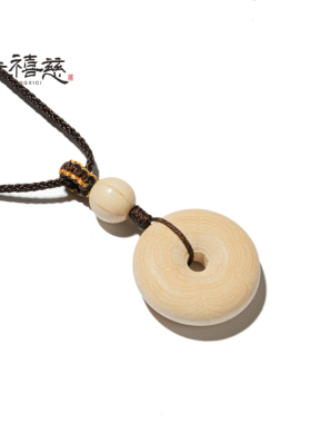幸禧慈【福禄·平安扣】五台山独有六道木平安扣项链
