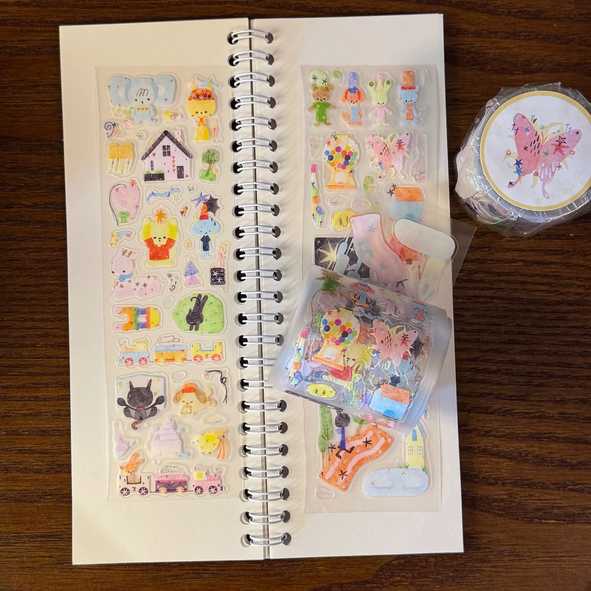 胡椒西多士分装昨日的梦可爱童趣风装饰贴纸卷卡通手帐素材贴画,淘宝优惠券,粉丝福利购,淘宝优惠卷