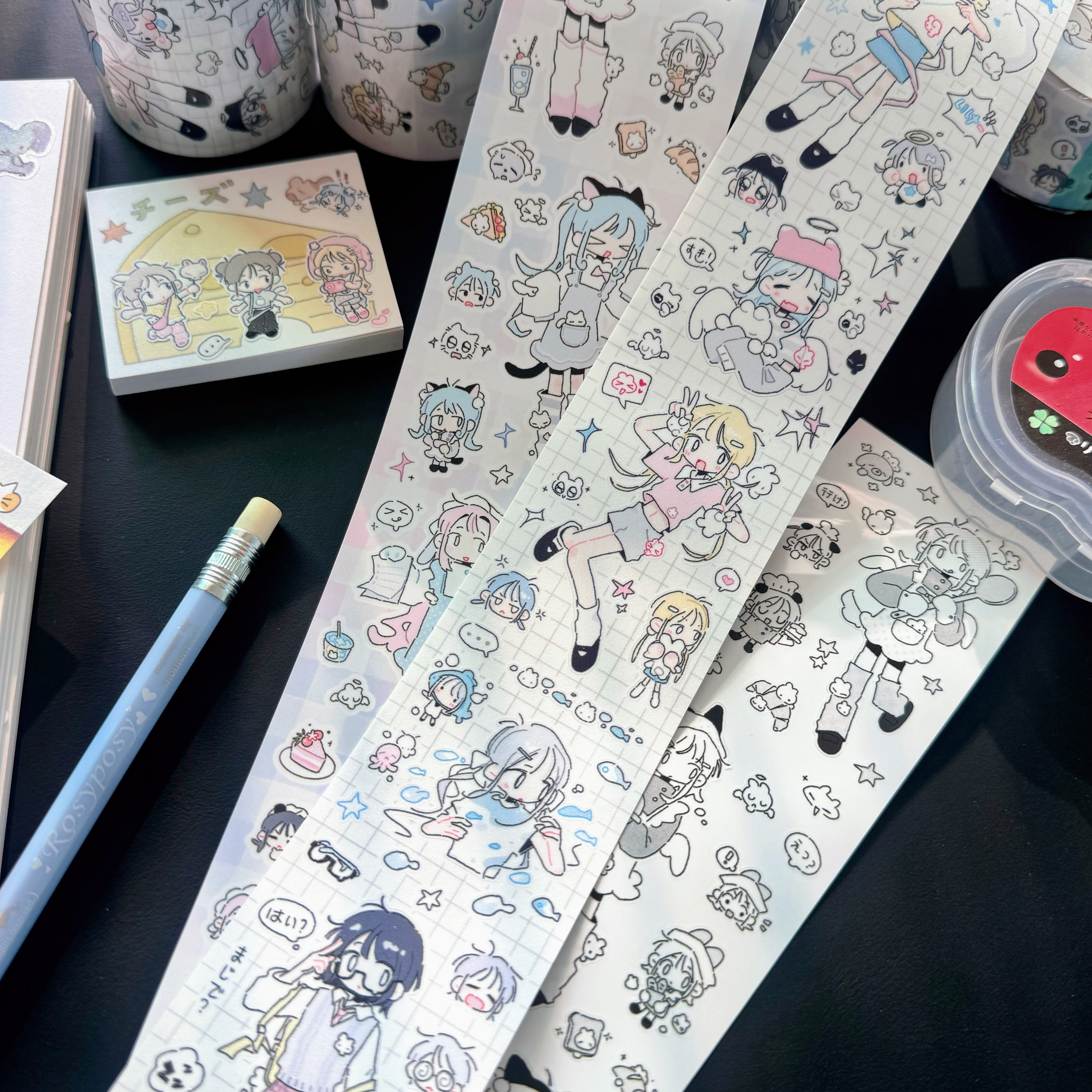 Kirakira贴纸卷分装 Gnocchiii白日梦境可爱少女手帐素材手机装饰,淘宝优惠券,粉丝福利购,淘宝优惠卷