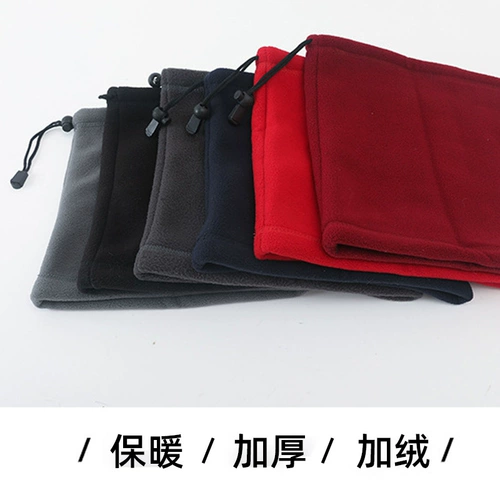 Шарф, зимний шарф-платок подходит для мужчин и женщин, удерживающая тепло маска, бархатный шлем для велоспорта, увеличенная толщина, с защитой шеи