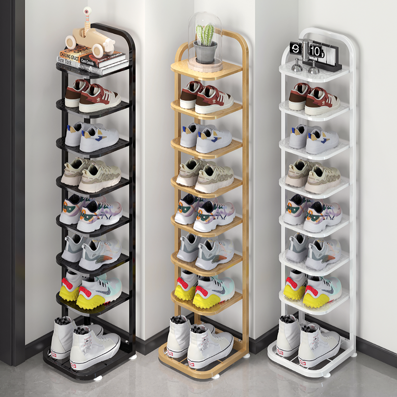 简易鞋架小窄门口外多层家用鞋架子小型入户门鞋柜折叠鞋子收纳架,淘宝优惠券,粉丝福利购,淘宝优惠卷