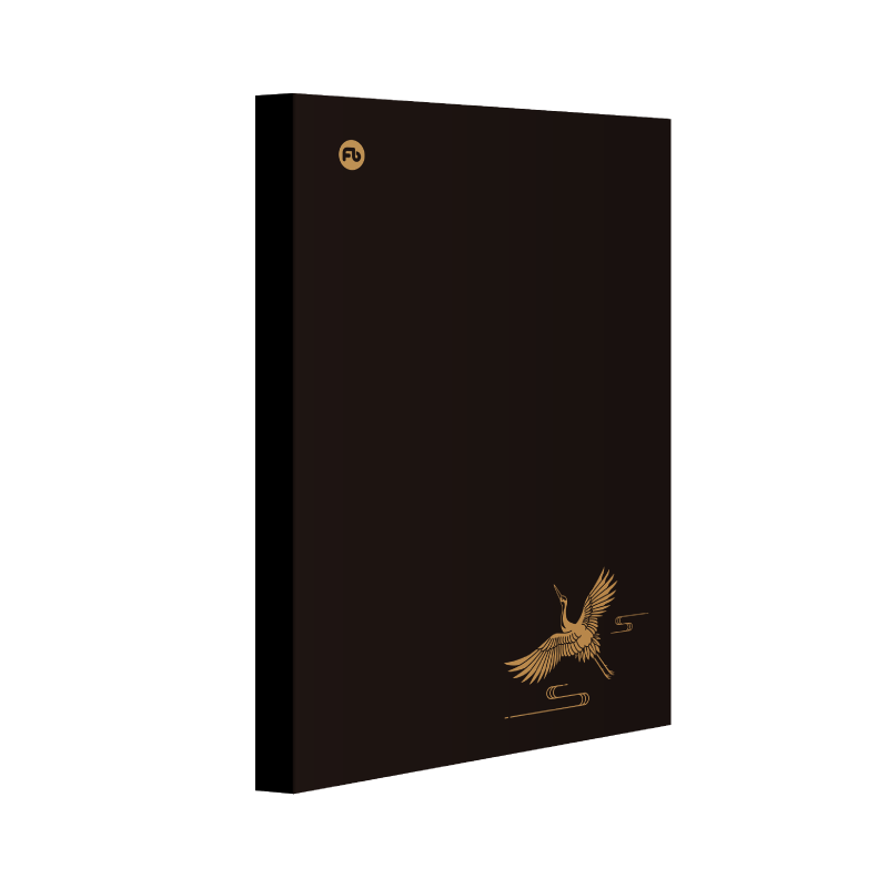 【粉笔文创】粉笔酷黑鎏金飞鹤白芯笔记本白稿本16K学生记事本学生用草稿本简约本子文具 办公用品速写素描本,淘宝优惠券,粉丝福利购,淘宝优惠卷