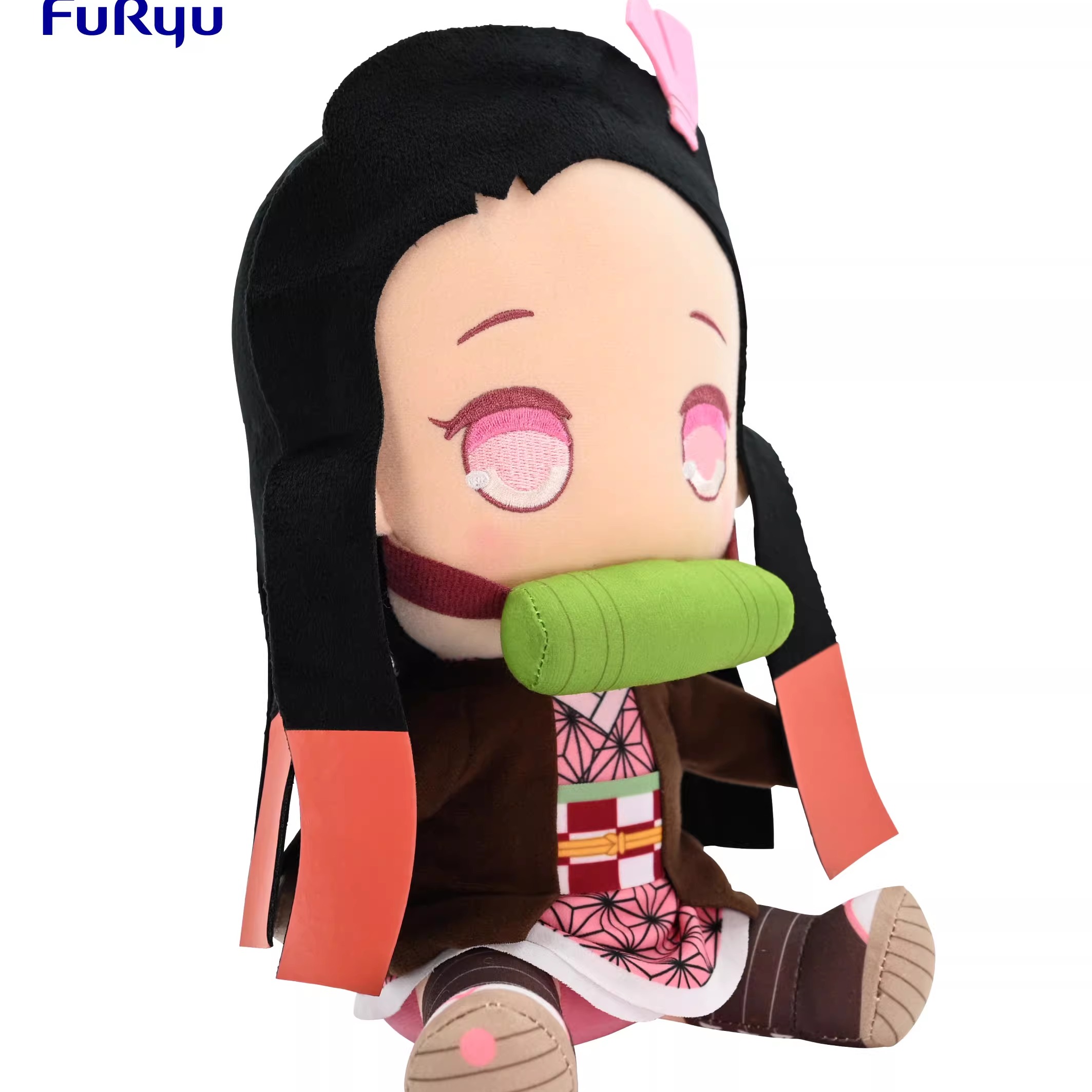 Furyu 鬼灭之刃 灶门祢豆子 大坐姿毛绒玩偶 正版全新现货 - 图2