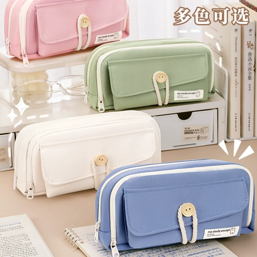 Вместительный и большой высококачественный японский пенал для школьников для мальчиков и девочек, 2025 года, новая коллекция, для средней школы, популярно в интернете