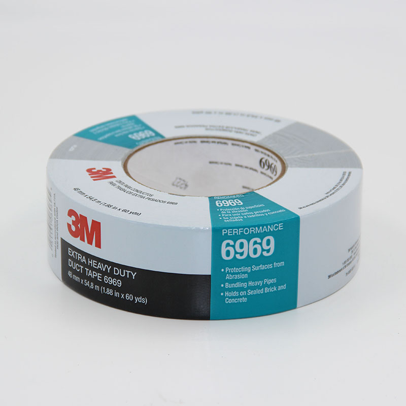 3M 6969布基胶带 汽车管道防水 撕无痕胶 管道密封胶带duct tape - 图1