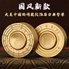 Zaitang P3 Ratchet Paragraph Ring Brass Decompression Toy Fingertip Spinner Snap Coin Heart Sutra Bagua Punk EDC
