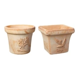Qingye Deorma Vanilla Pot Custom Custom Резервник ретро -керамический бассейн.