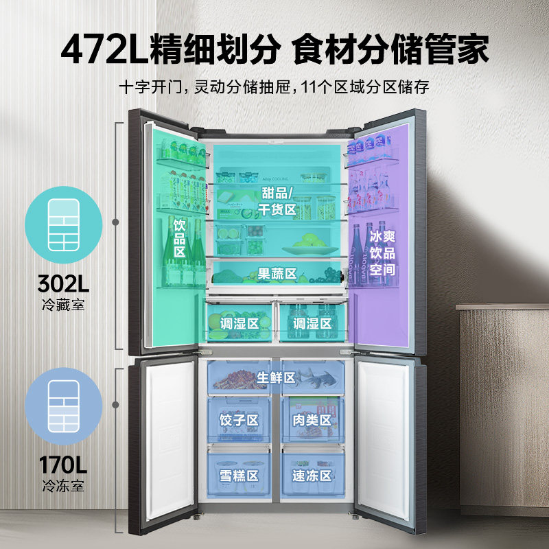  东芝驰风厨房冰箱