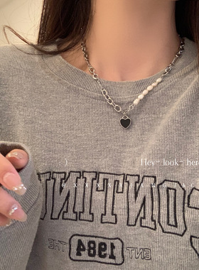 「黑巧拿铁」项链不掉色！