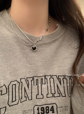 「加州女孩」ins爱心项链