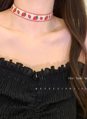 「昭和小野莓」choker锁骨链