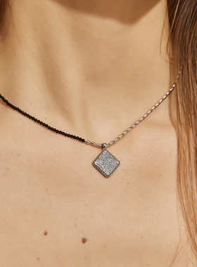 盘若言 【言】月长 20K镀金莲花彩色串珠项链 复古钱币520礼物