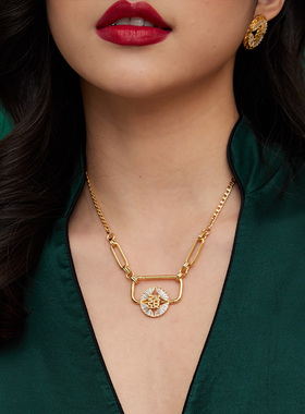 可拆卸珍珠项链Y型项链女巴洛克