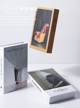 摆件客厅摄影道具仿真书