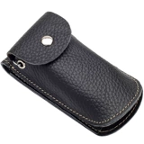 Ключница, двухэтажная маленькая универсальная кожаная сумка-органайзер, из натуральной кожи, 2 в 1, воловья кожа