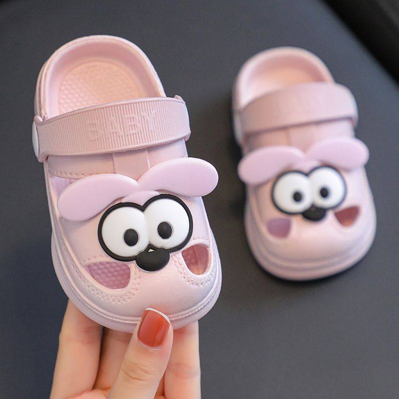儿童卡通拖鞋夏室内防滑软底宝宝男童洞洞鞋包头婴幼儿女童凉拖鞋,淘宝优惠券,粉丝福利购,淘宝优惠卷