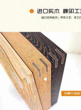 中空立体实木相框榫卯定制昆虫标本贝壳植物干花5cm加厚画框DIY