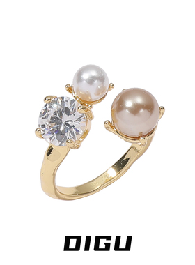 嘀咕家时尚简约潮流戒指