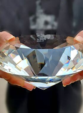 透明白手拿道具超大钻石美甲水晶摄影10mm-200mm拍照水晶钻石