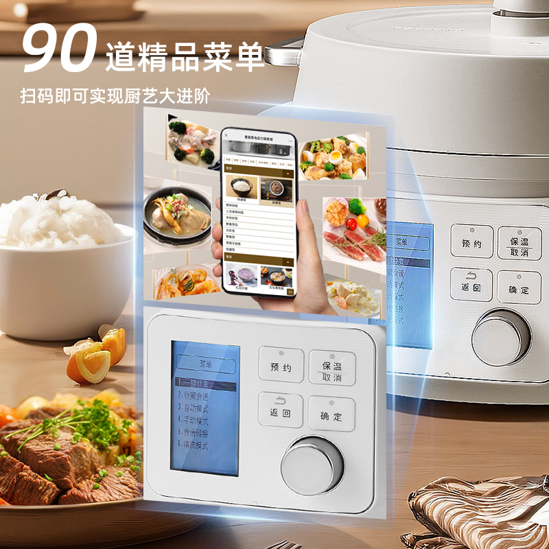 IRIS爱丽思电压力锅家用小型爱丽丝智能电高压锅电饭煲一体多功能