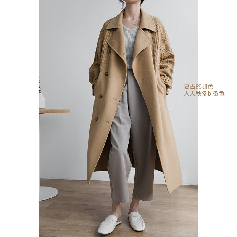 小个子羊毛双面呢子高端日系大衣 dwi服饰毛呢外套