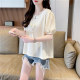 ເສື້ອຍືດແຂນສັ້ນຂອງແມ່ຍິງ Plus Size ແຂນ Puff ບາງໆ