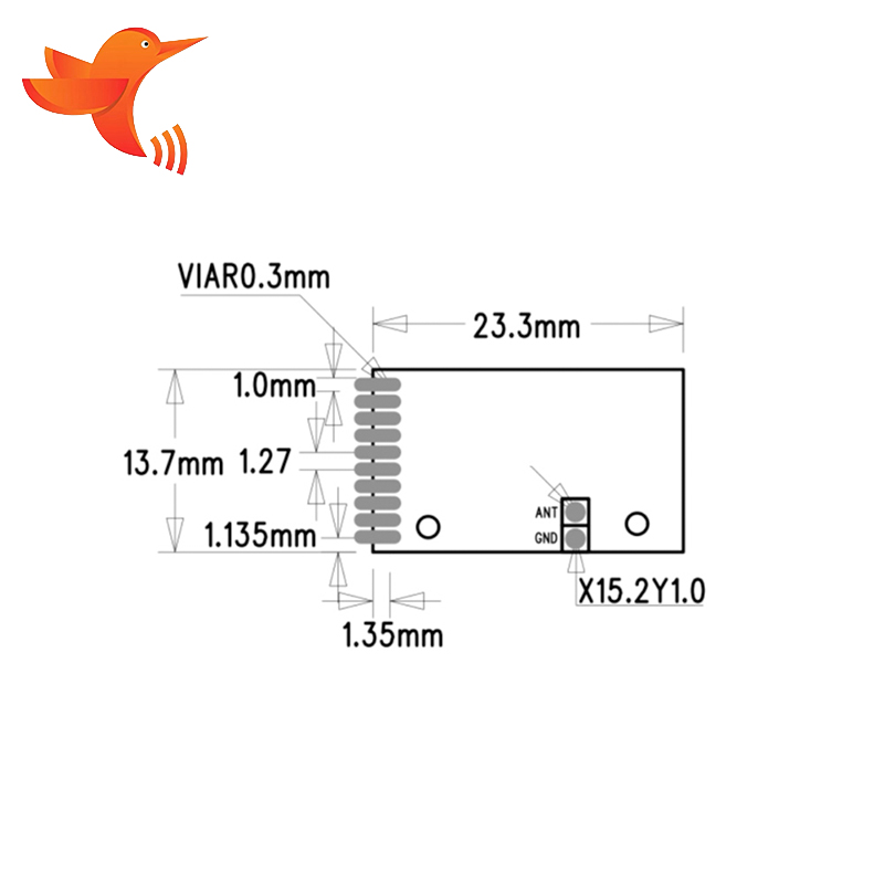 5片蜂鸟无线模块 L24YK 智能家电家居遥控专用2.4Ghz 顺丰包邮 - 图1