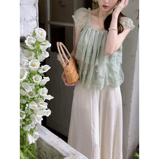 Anli ຊັ້ນໃນ lace ເທິງບ່າຫນຶ່ງ, ເທິງ tencel fairy