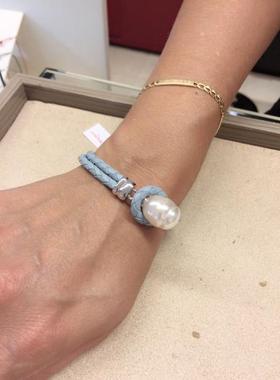 现货西班牙Majorica珍珠手镯