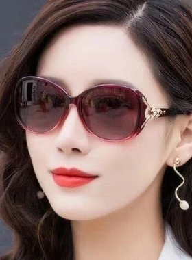 纯天然水晶石头太阳镜女清凉抗疲劳女士护目高清墨镜遮挡防紫外线