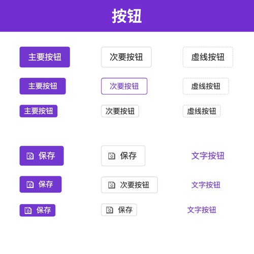 Axure原型设计Ant Design4紫色元件库PC端交互产品素材买一发三 - 图1