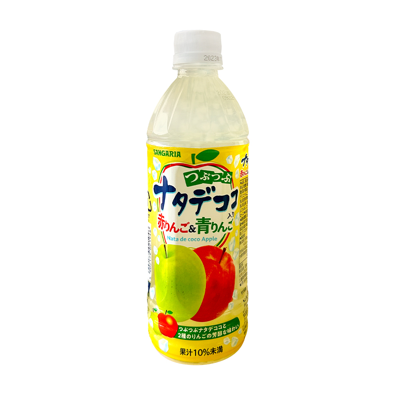 日本进口三佳利Sangaria三佳丽青红苹果含果肉风味蛇果汁夏季饮料 - 图3